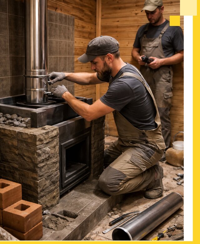 Изготовление и установка банных печей под ключ в Мариинске