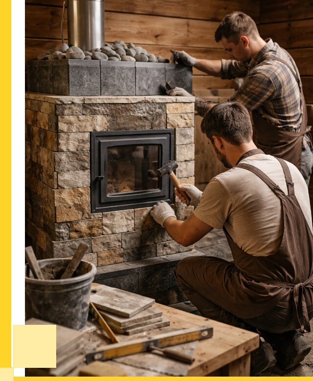 Облицовка банной печи в Мариинске от 15297 р. | ЭриданМрн