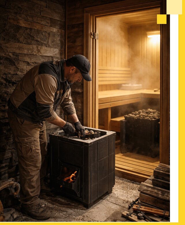 Строительство бани с сауной под ключ в Мариинске от проекта до сдачи