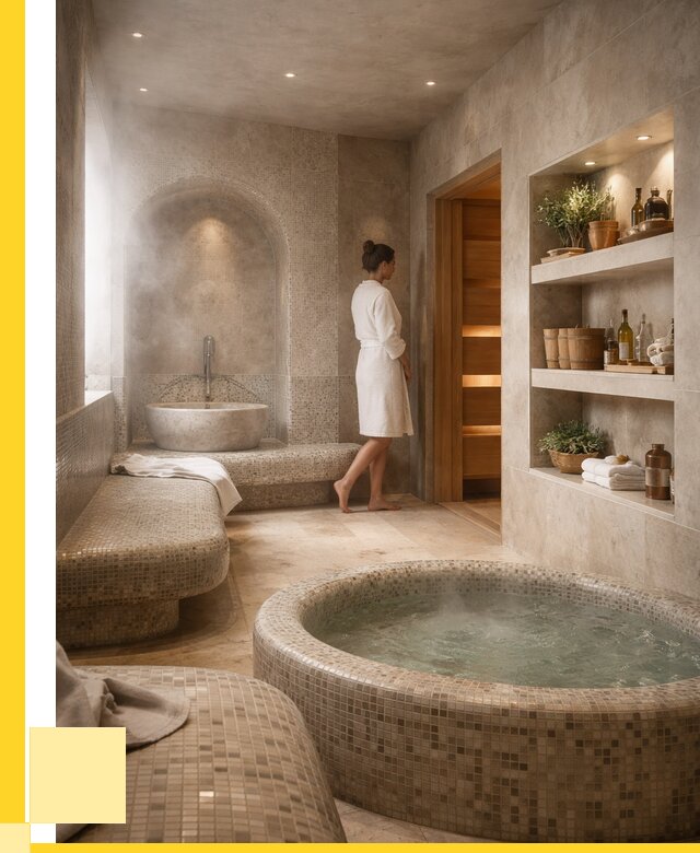 Строительство бани с хамамом в Мариинске от 764850 р. | ЭриданМрн