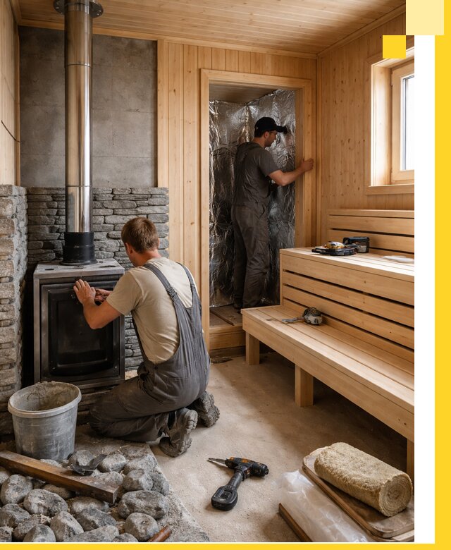 Строительство и изготовление бань под ключ в Мариинске