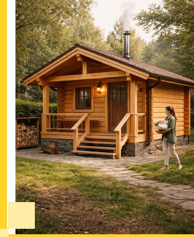 Купить баню под ключ в Мариинске от 662870 р. | ЭриданМрн