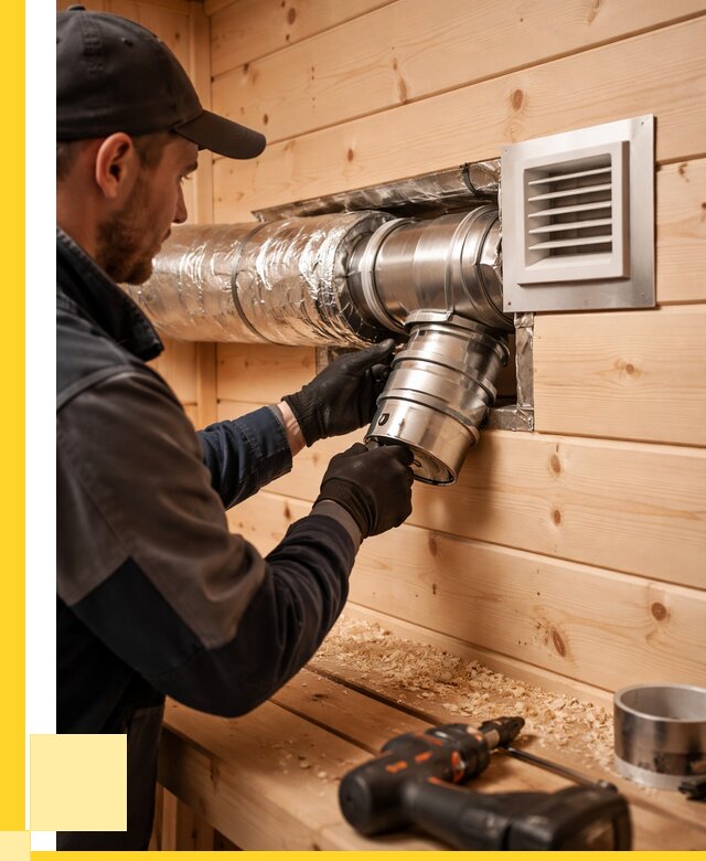 Монтаж вентиляции бани в Мариинске от 12238 р. | ЭриданМрн