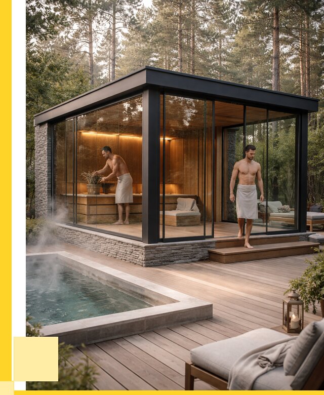 Стеклянные бани и двери в Мариинске от 458910 р. | ЭриданМрн