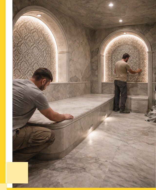 Турецкие бани под ключ в Мариинске от 254950 р. | ЭриданМрн