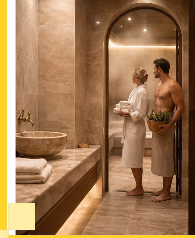 Проект и монтаж сауны и хамама в Мариинске от 356930 р., ЭриданМрн