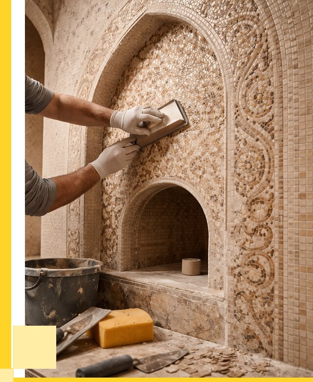 Мозаика для хамама в Мариинске под ключ от 5099 р. | ЭриданМрн